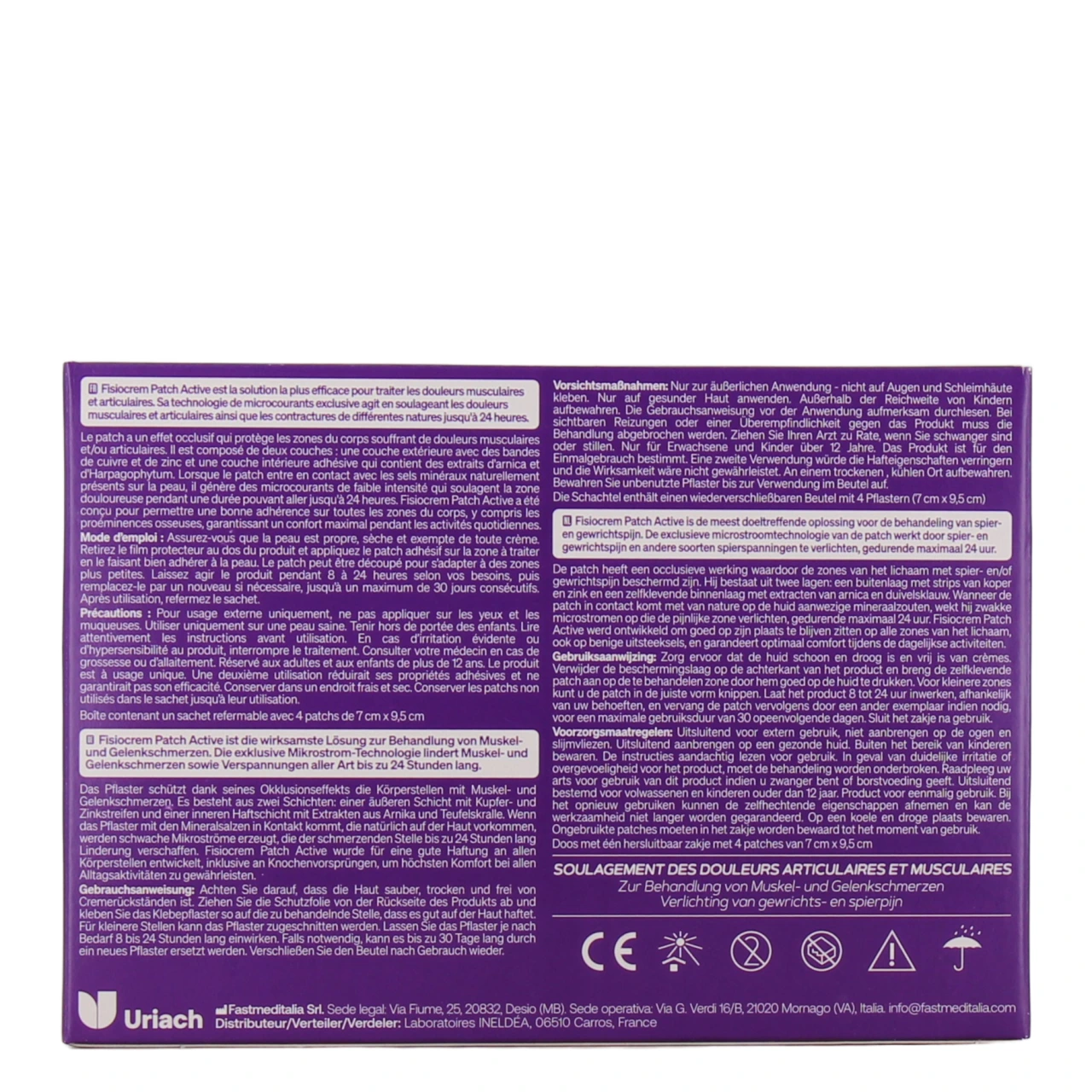 Fisiocrem Patch Active - Vue 2