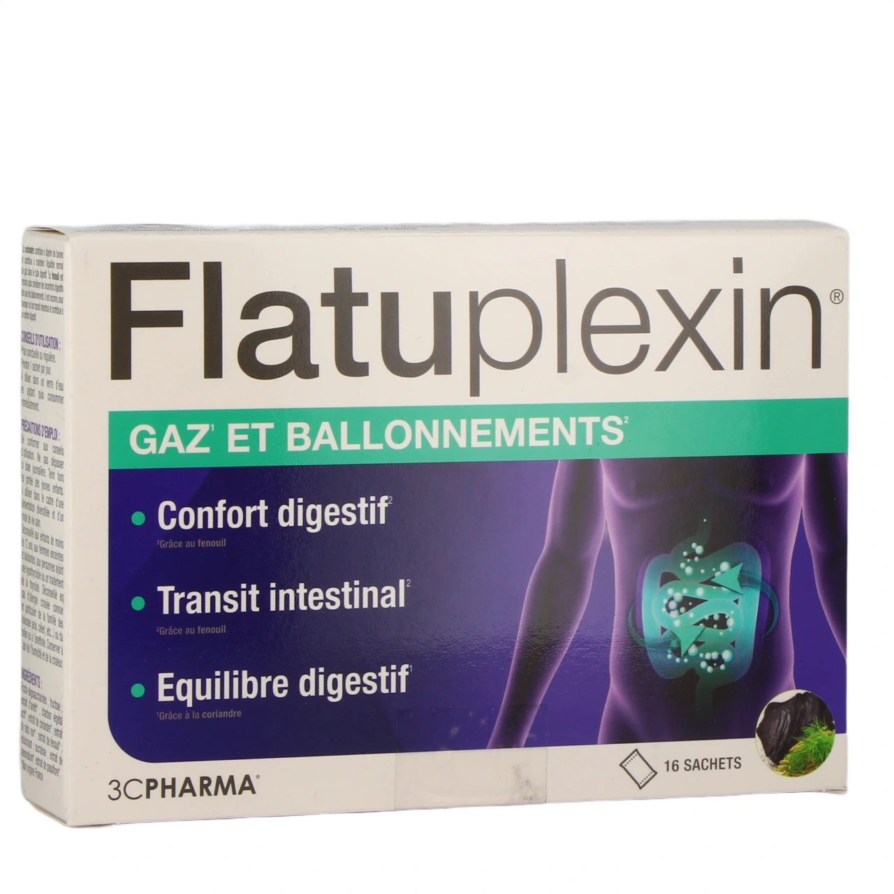 Flatuplexin Gaz Intestinaux Ballonnements - 3C Pharma