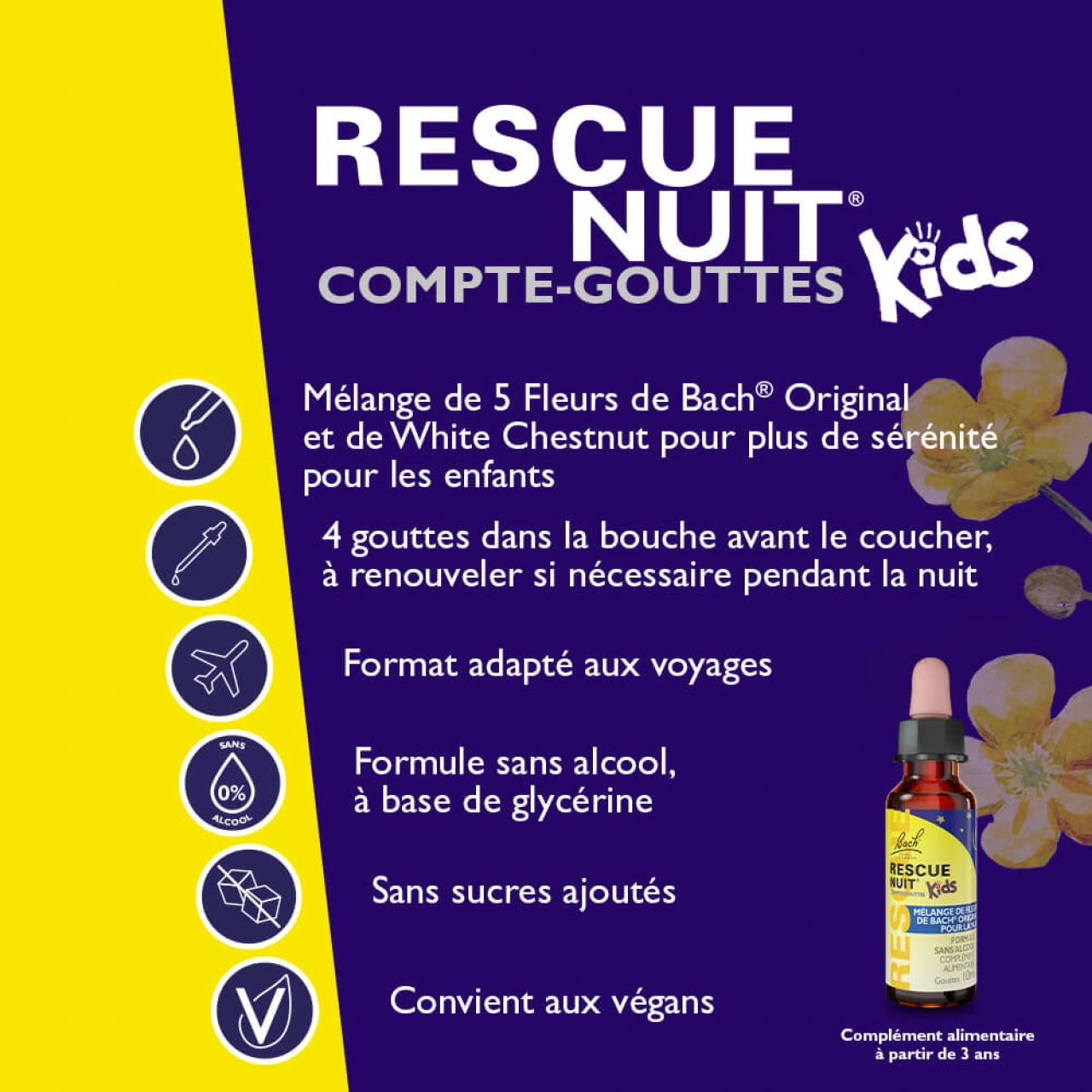 RESCUE® Kids Nuit Fleur de Bach en Gouttes - Vue 7