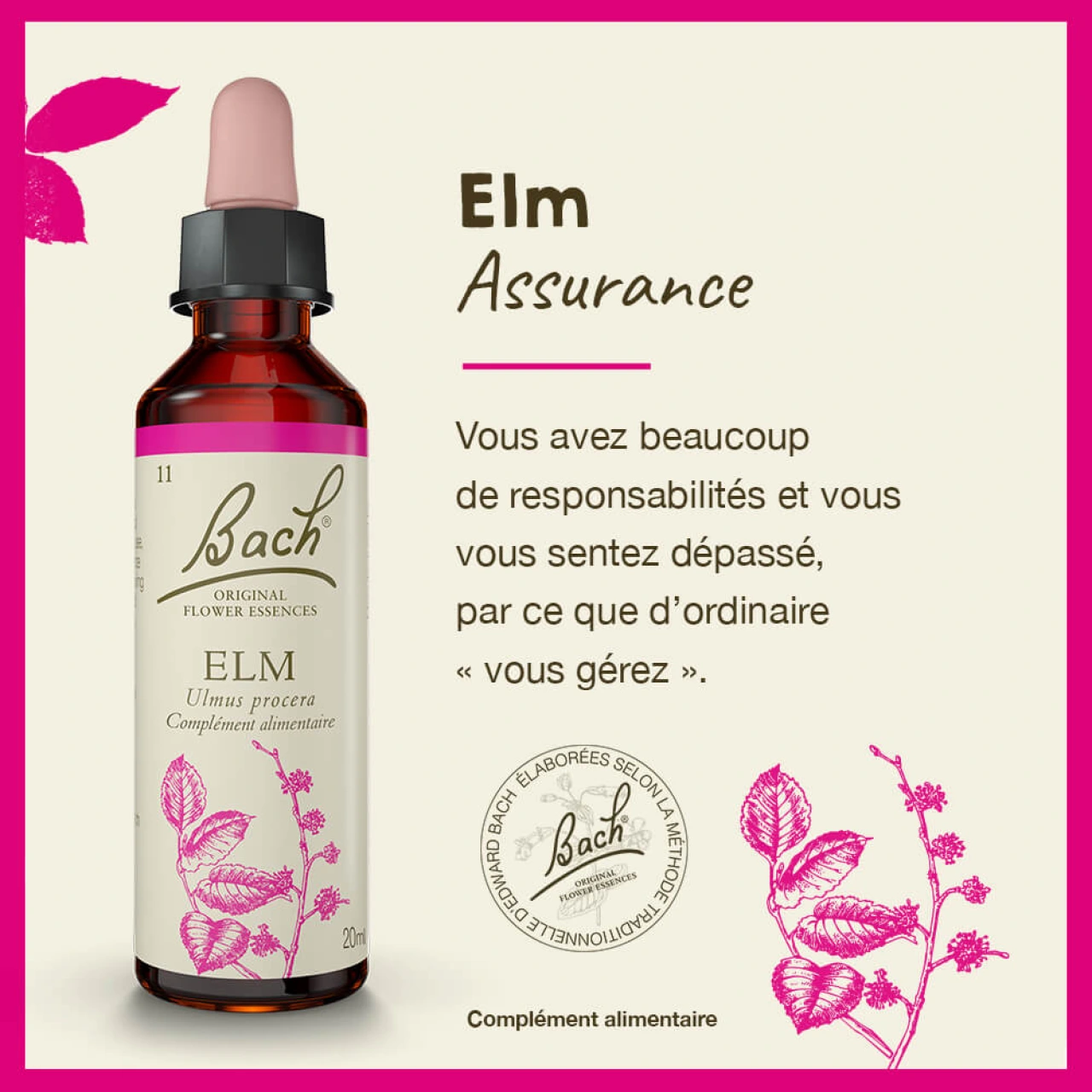 Fleurs de Bach Elm n°11 - Vue 6