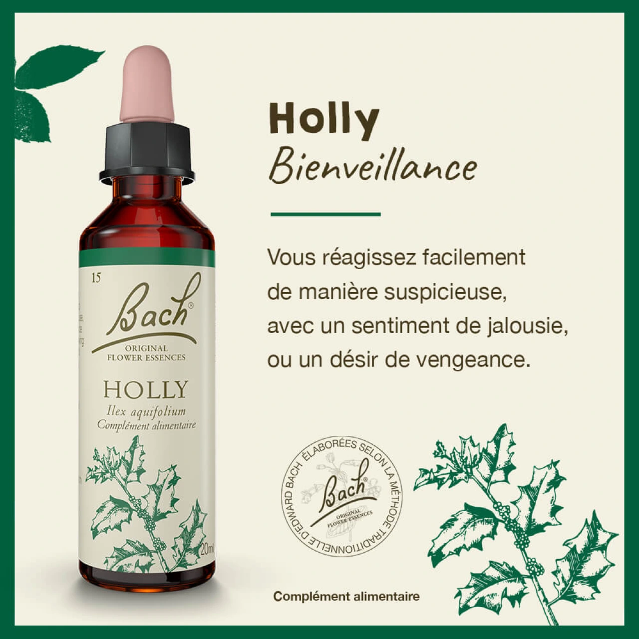 Fleurs de Bach Holly n°15 - Vue 9