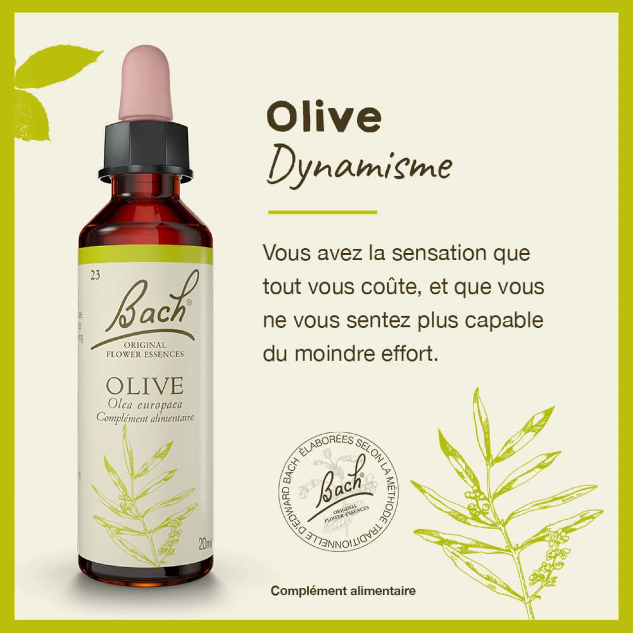 Fleurs de Bach Olive n°23 - Vue 6