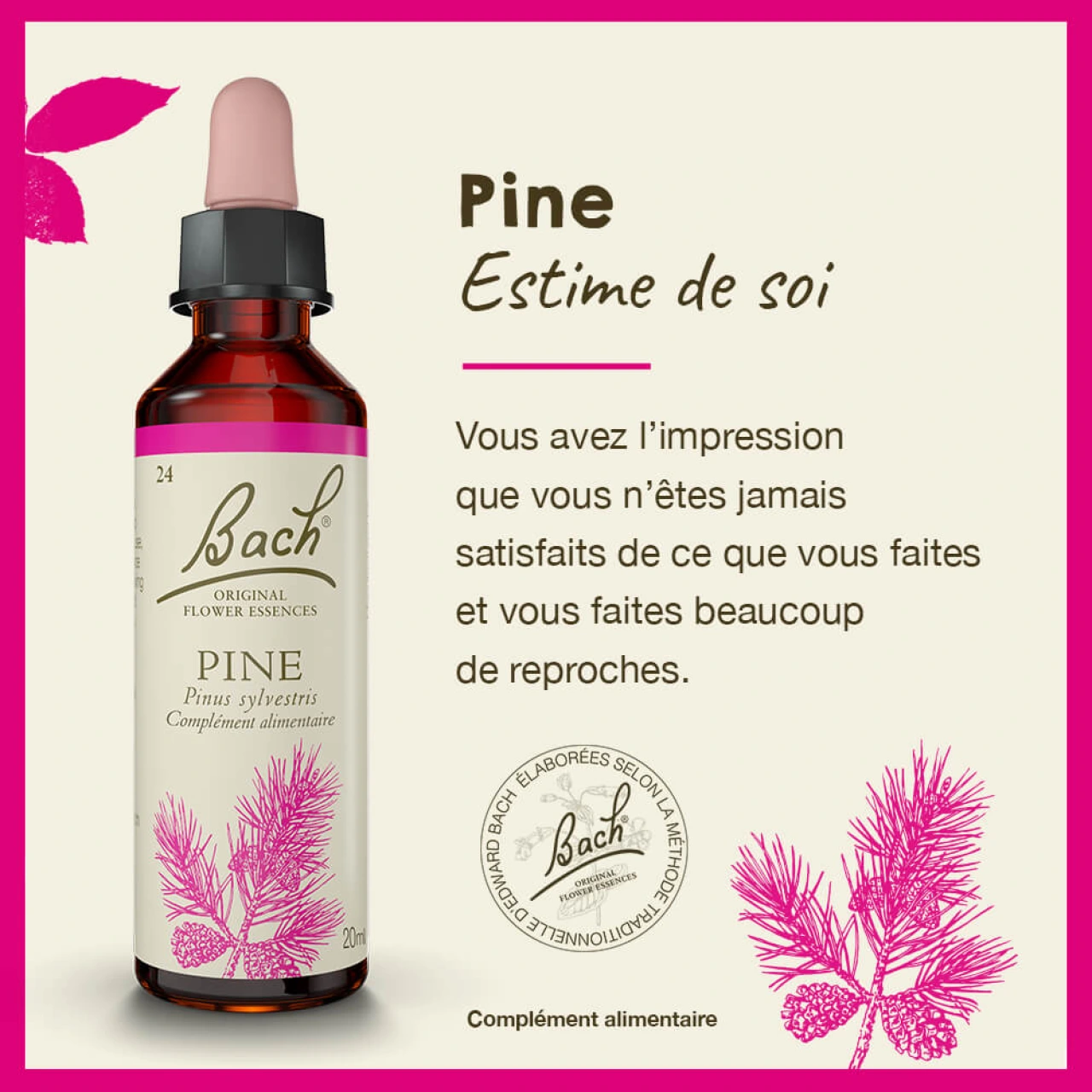 Fleurs de Bach Pine n°24 - Vue 6