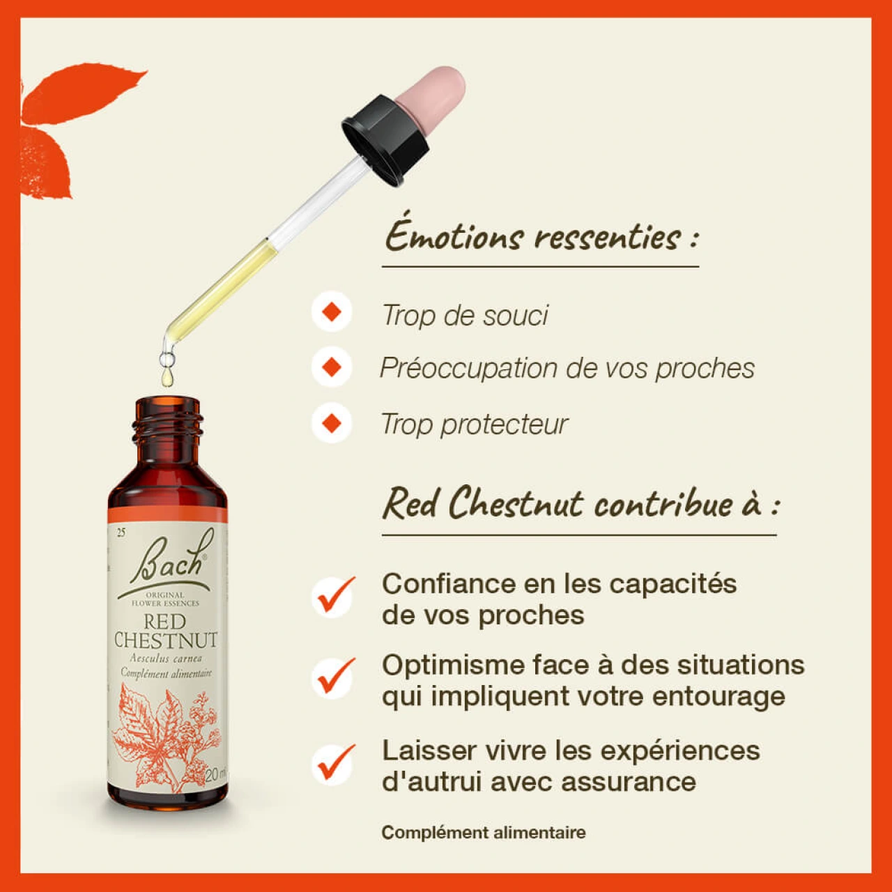Fleurs de Bach Red Chestnut n°25 - Vue 5