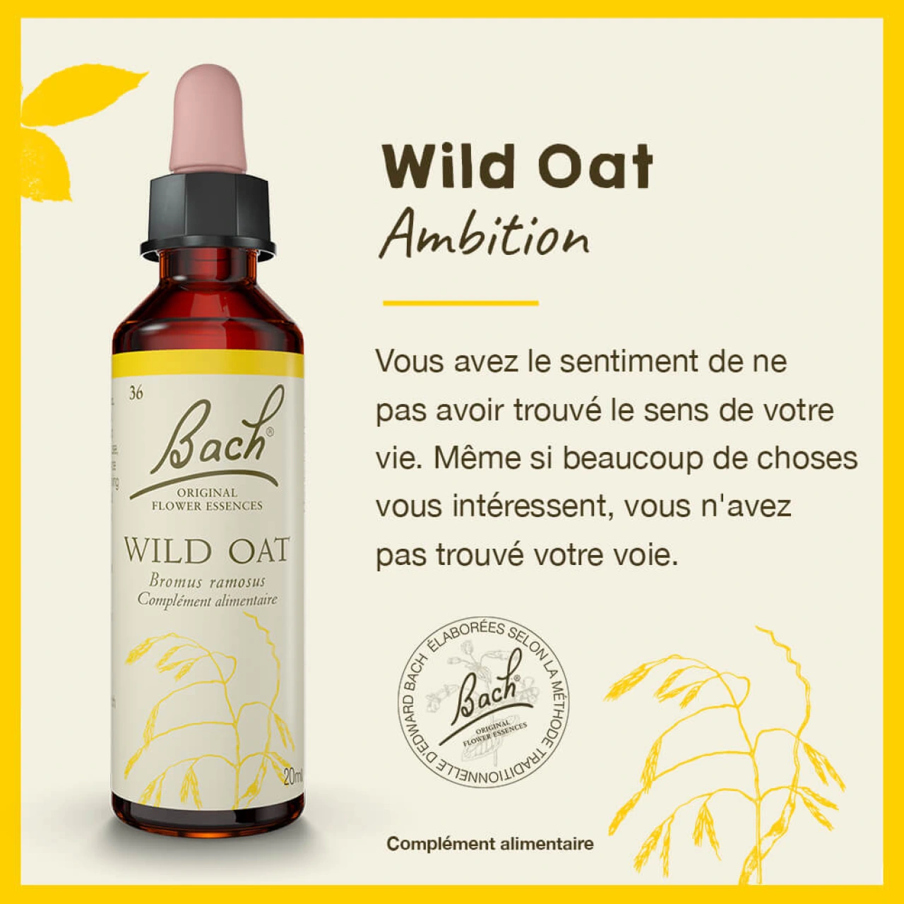 Fleurs de Bach Wild Oat n°36 - Vue 4