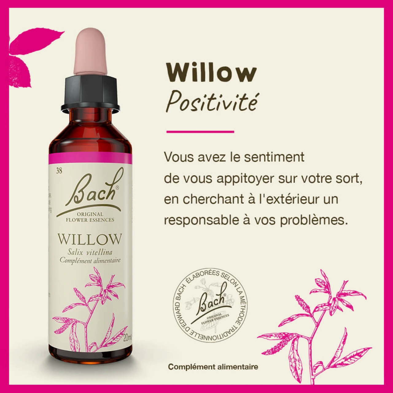 Fleurs de Bach Willow n°38 - Vue 4
