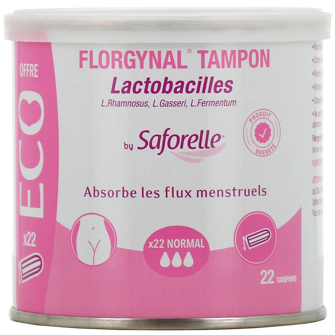 Florgynal Tampon Lactobacilles by Saforelle - Vue 10