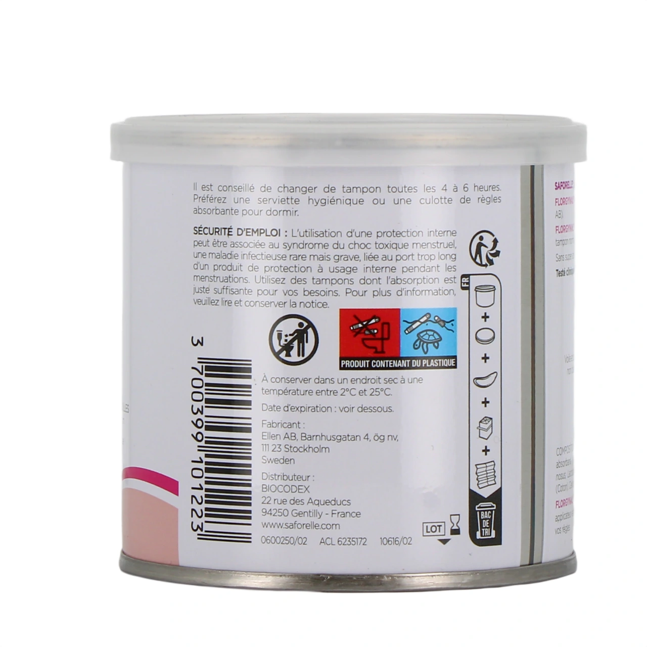 Florgynal Tampon Lactobacilles by Saforelle - Vue 9