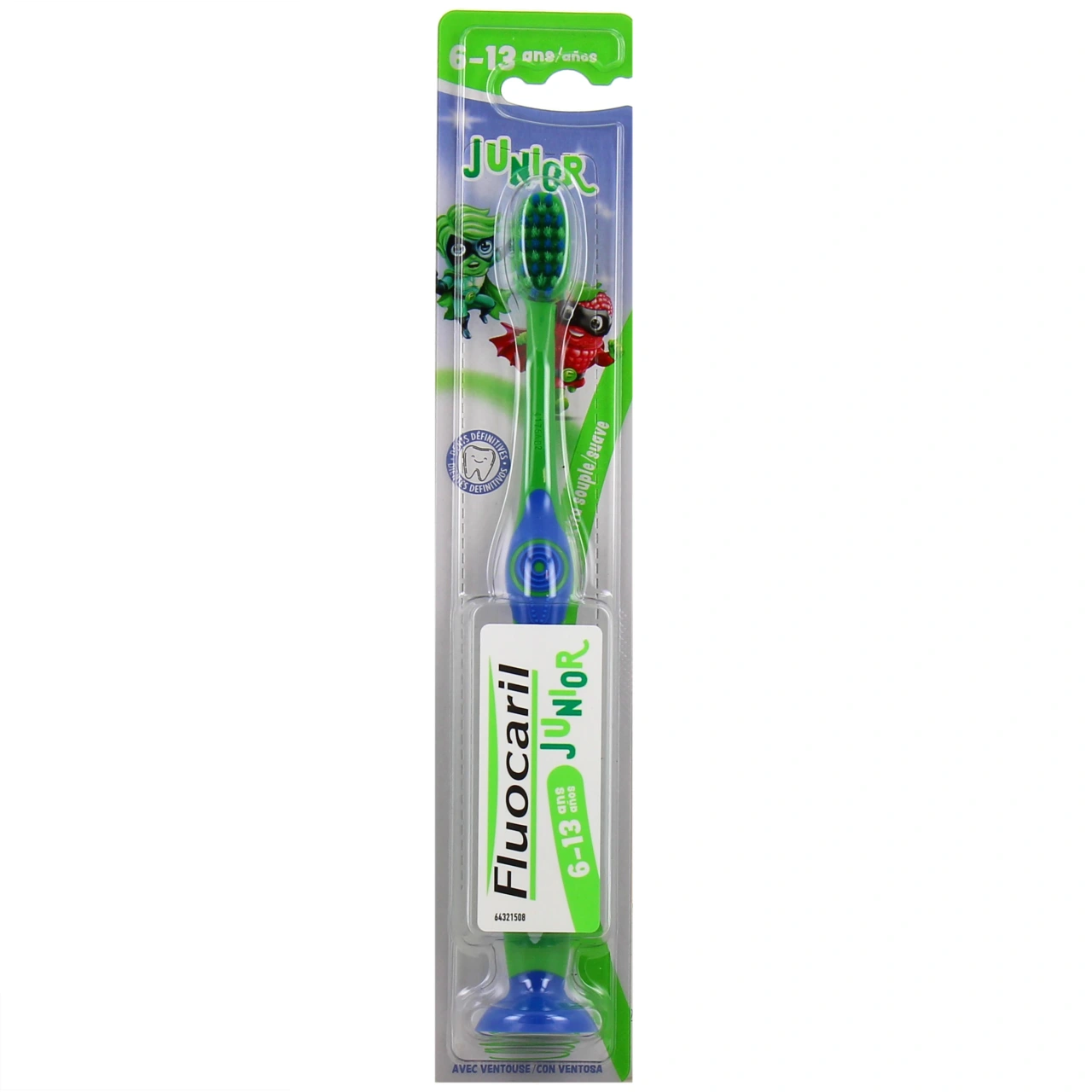 Fluocaril Brosse à Dents Extra Souple Junior 6-13 ans - Vue 3