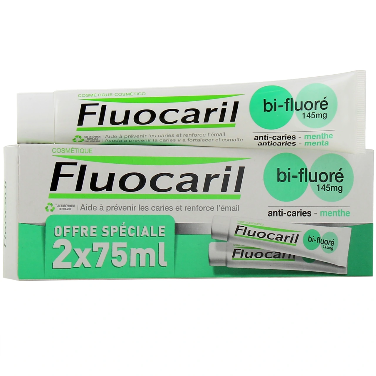 Fluocaril Dentifrice Bi-Fluoré Menthe 145 mg - Vue 4