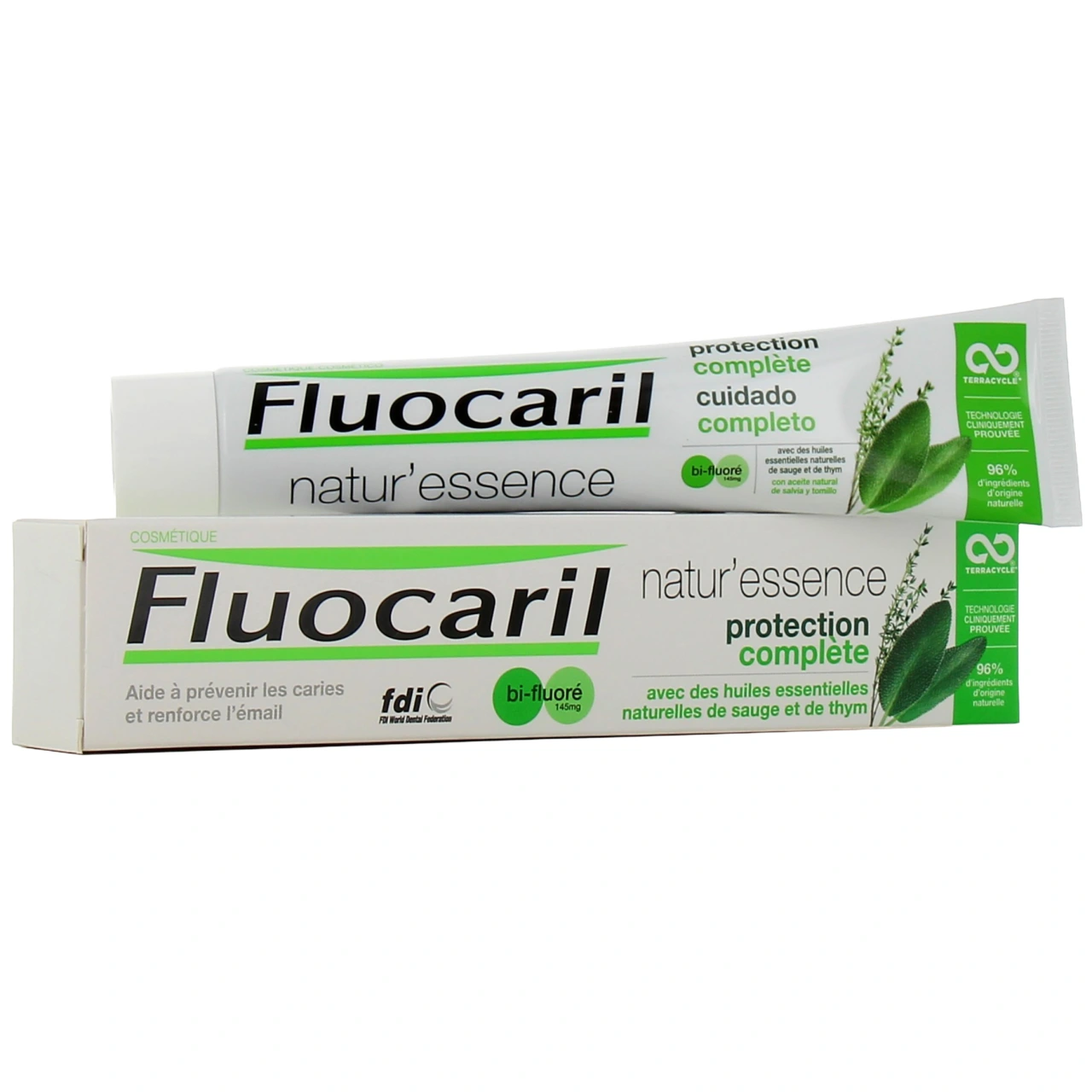 Fluocaril Natur'essence Dentifrice Protection complète - Fluocaril