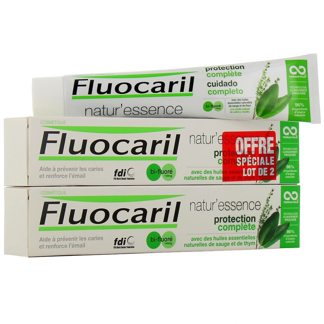 Fluocaril Natur'essence Dentifrice Protection complète - Vue 4