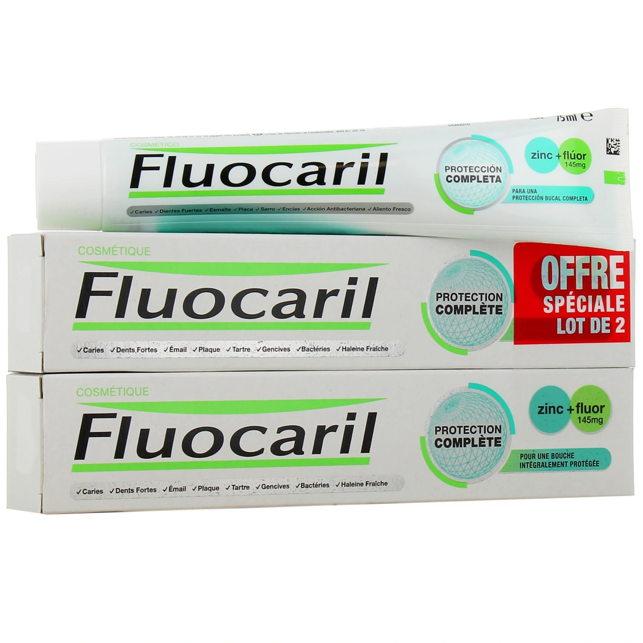 Fluocaril Protection Complète Dentifrice Zinc + Fluor - Vue 10