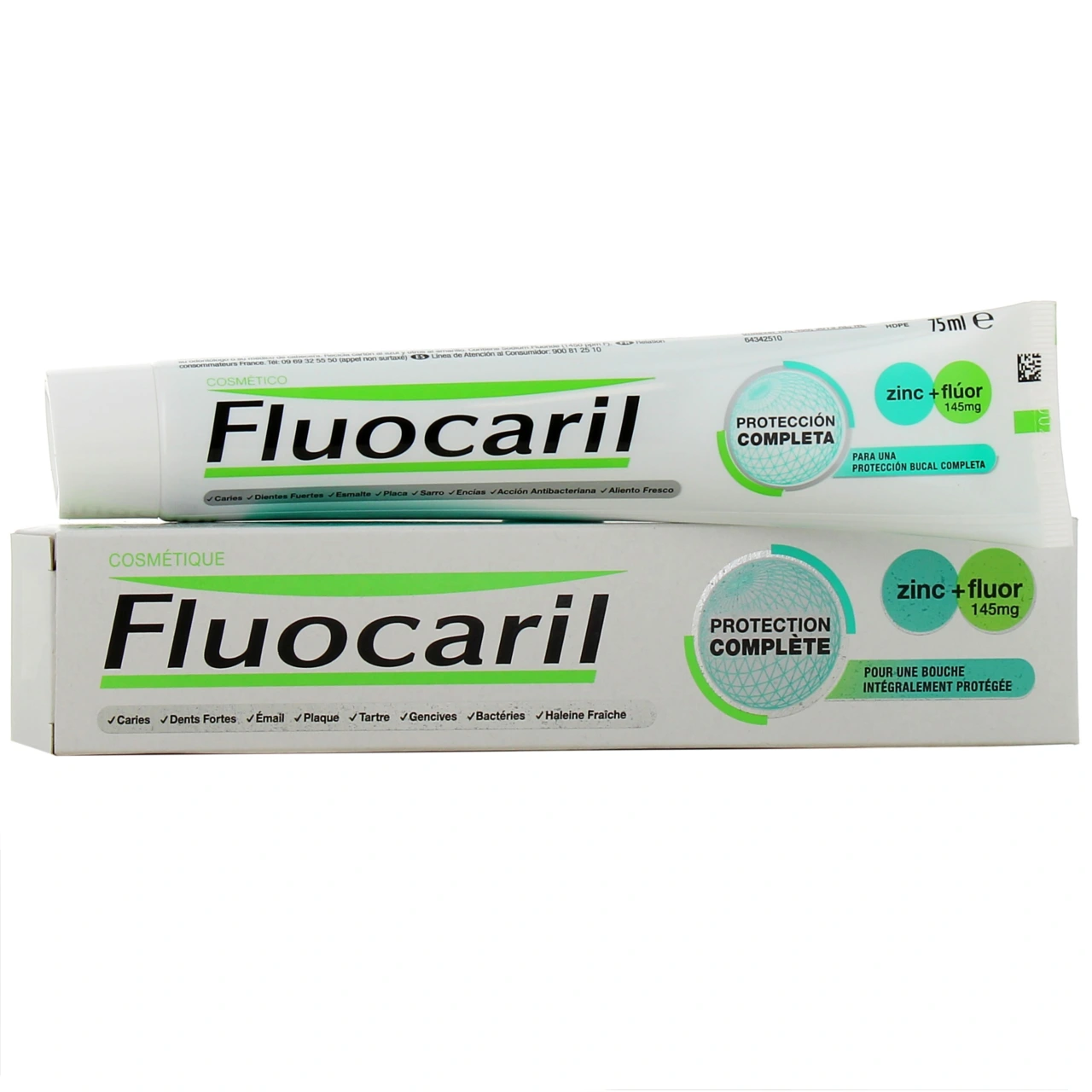 Fluocaril Protection Complète Dentifrice Zinc + Fluor - Vue 7