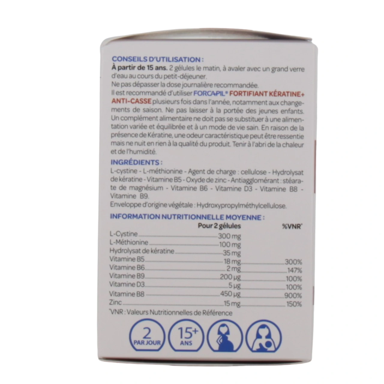 Forcapil Fortifiant Kératine+ - Vue 3