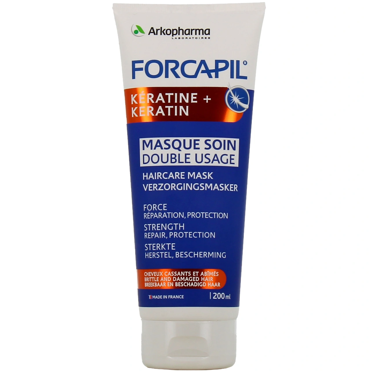 Forcapil Kératine+ Masque Soin Double Usage - Forcapil