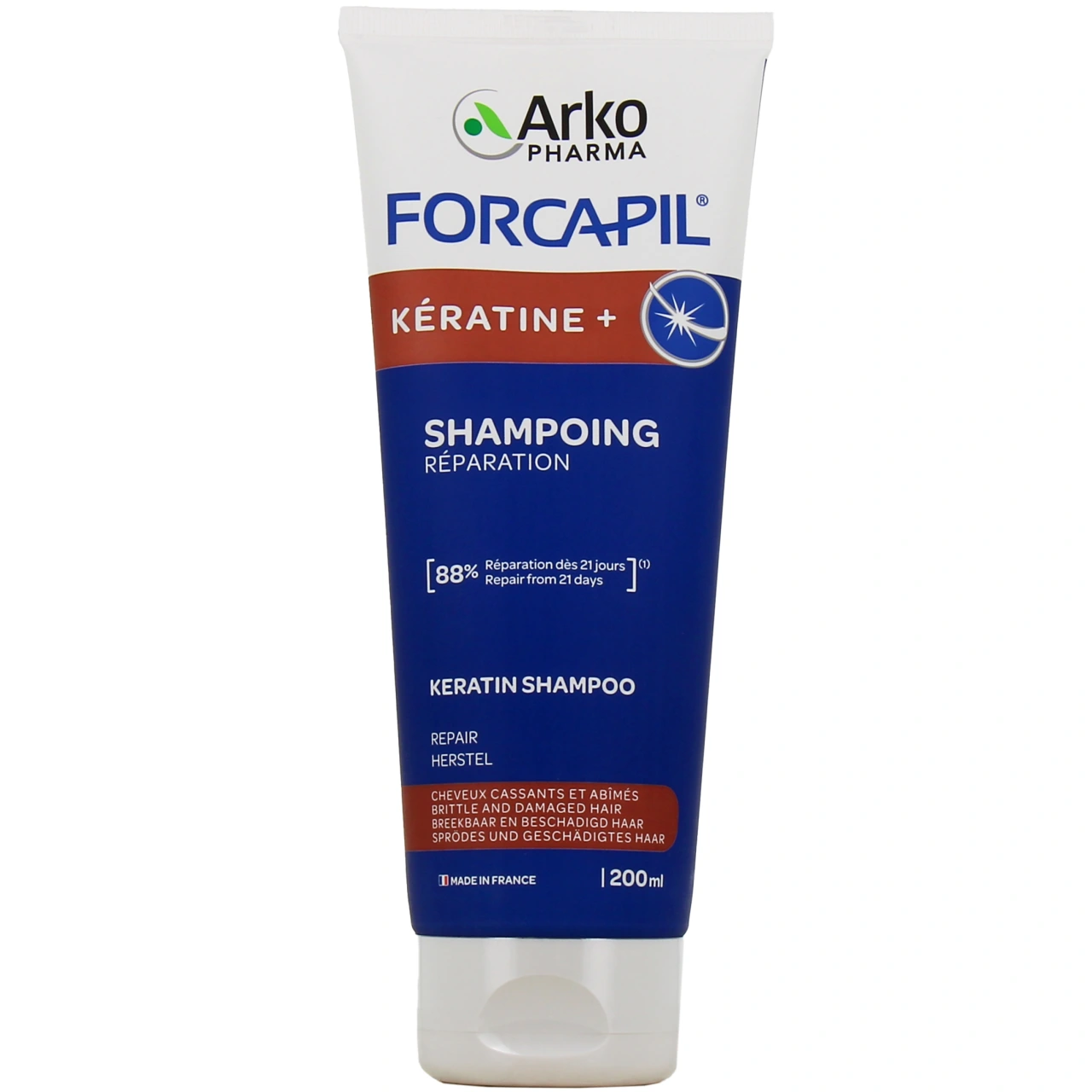 Forcapil Shampooing Réparation Kératine + - Forcapil