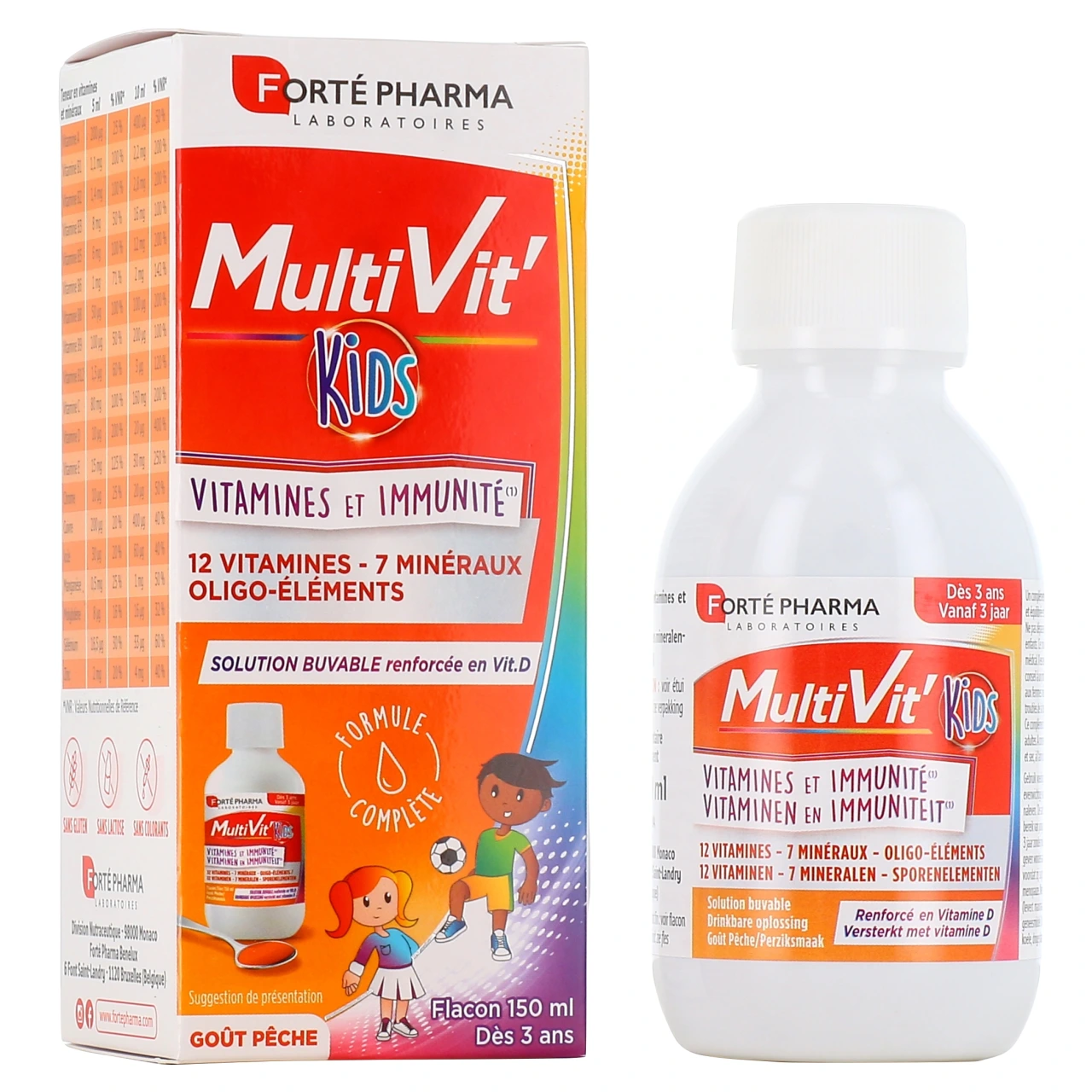 Forté Pharma MultiVit' Kids Vitamines et Immunité - Forte Pharma