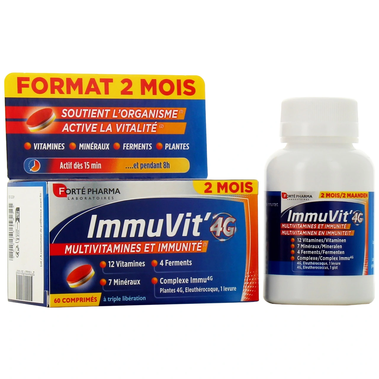 Forté Pharma ImmuVit' 4G Multivitamines et Immunité - Vue 6