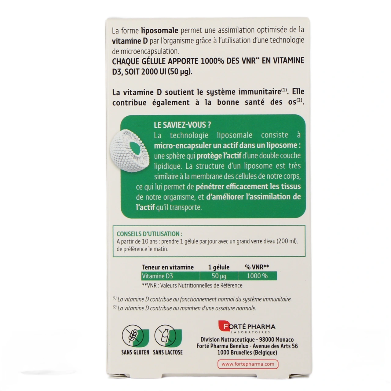 Forté Pharma Vitamine D Liposomale - Vue 3