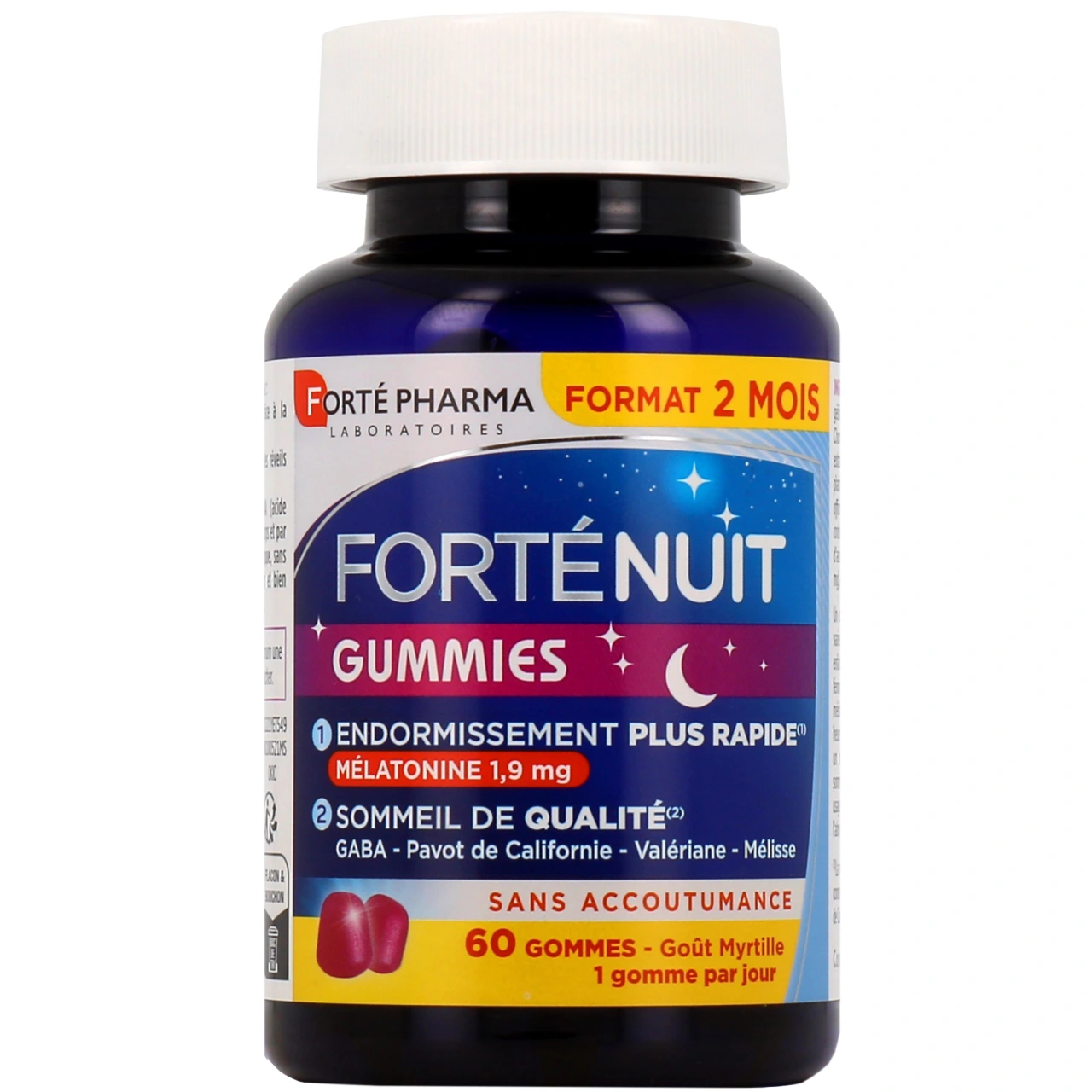Forté Nuit Gummies Endormissement & Sommeil - Vue 4