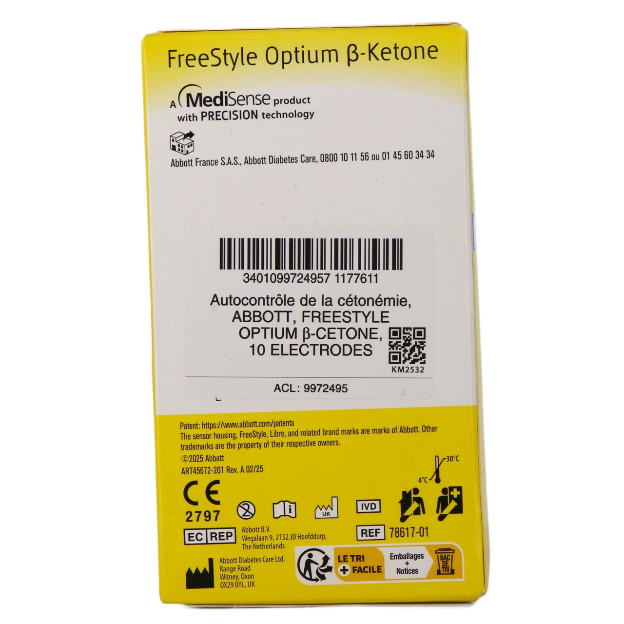 FreeStyle Optium B-Ketone Électrodes - Vue 3