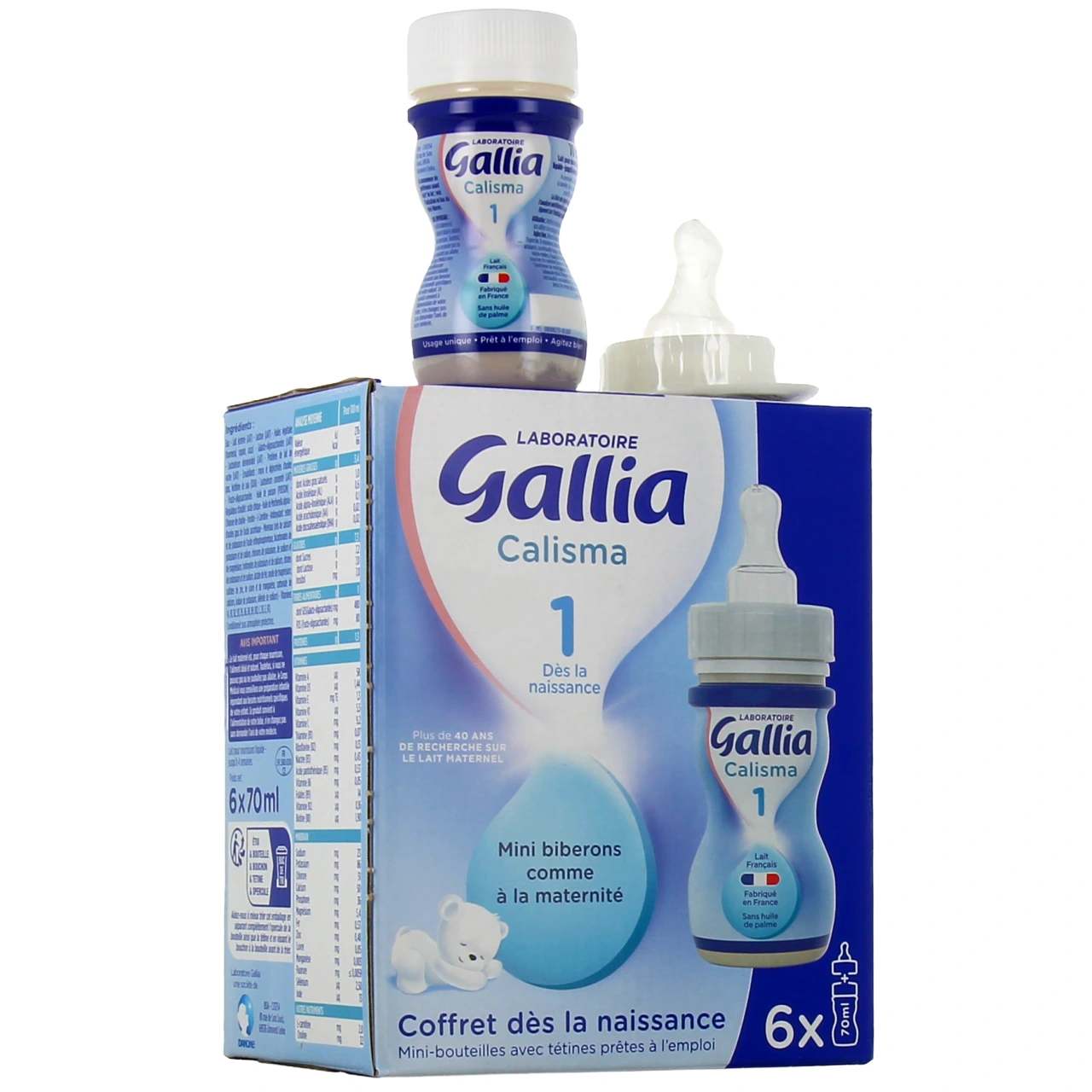 Gallia Calisma 1 Mini Biberons Lait Liquide 1er âge - Gallia