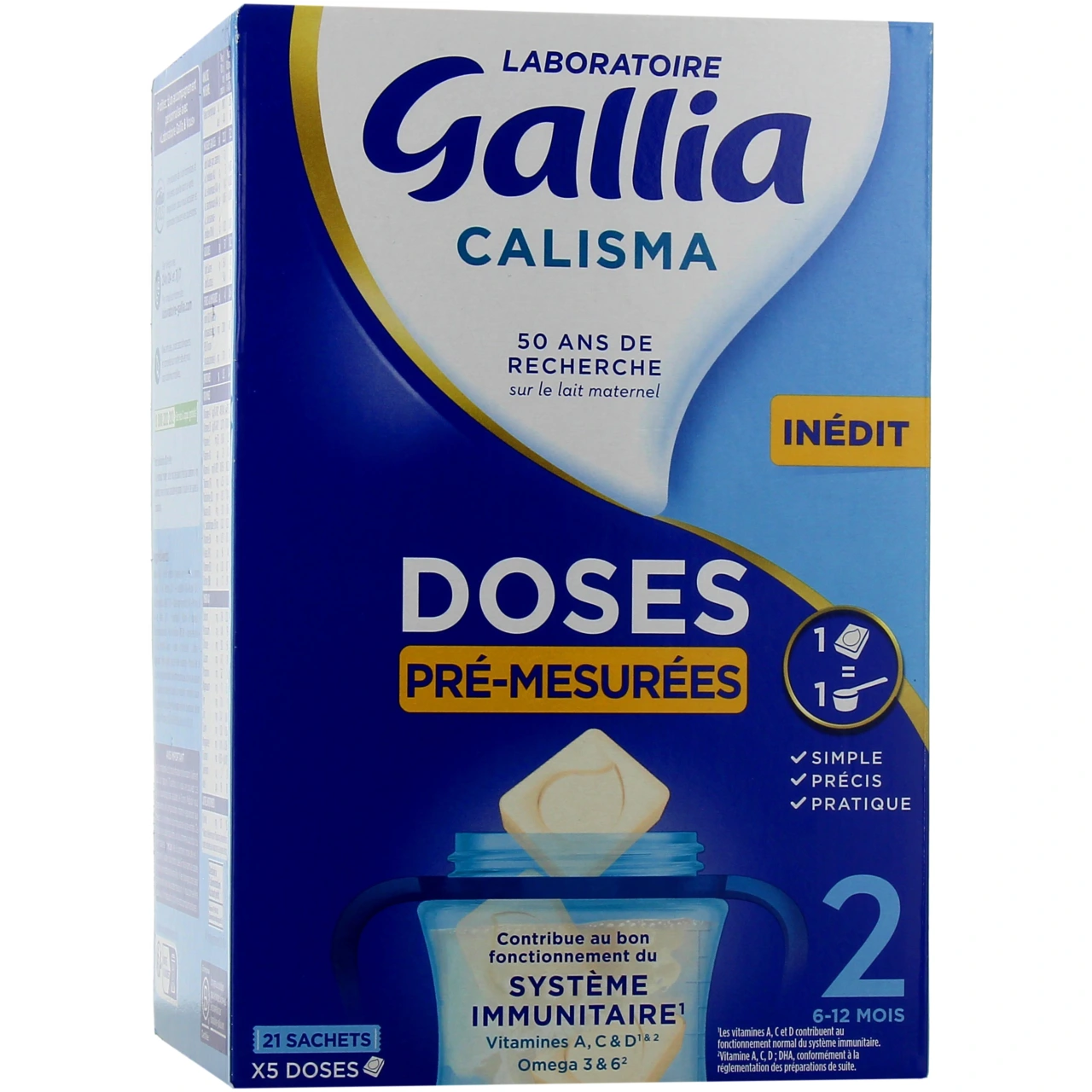 Gallia Calisma 2 Lait 2ème âge - Vue 6