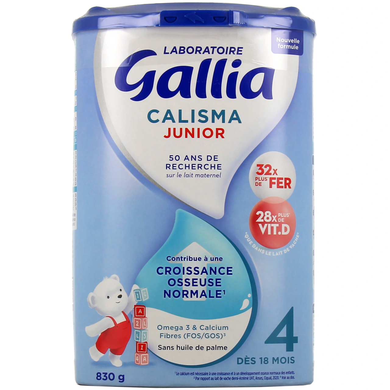 Gallia Calisma 4 Junior Lait 4ème âge - Gallia
