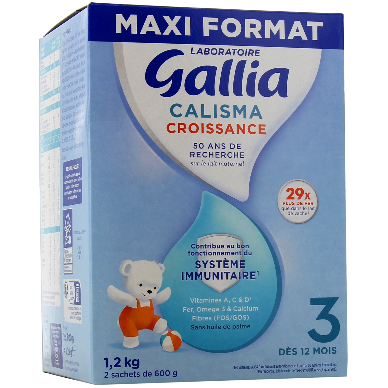Gallia Calisma Croissance Lait 3ème âge - Vue 5