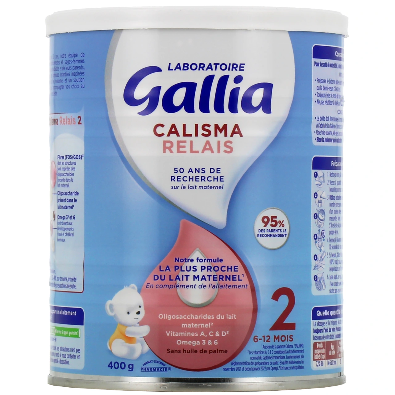 Gallia Calisma Relais Lait 2ème âge - Gallia