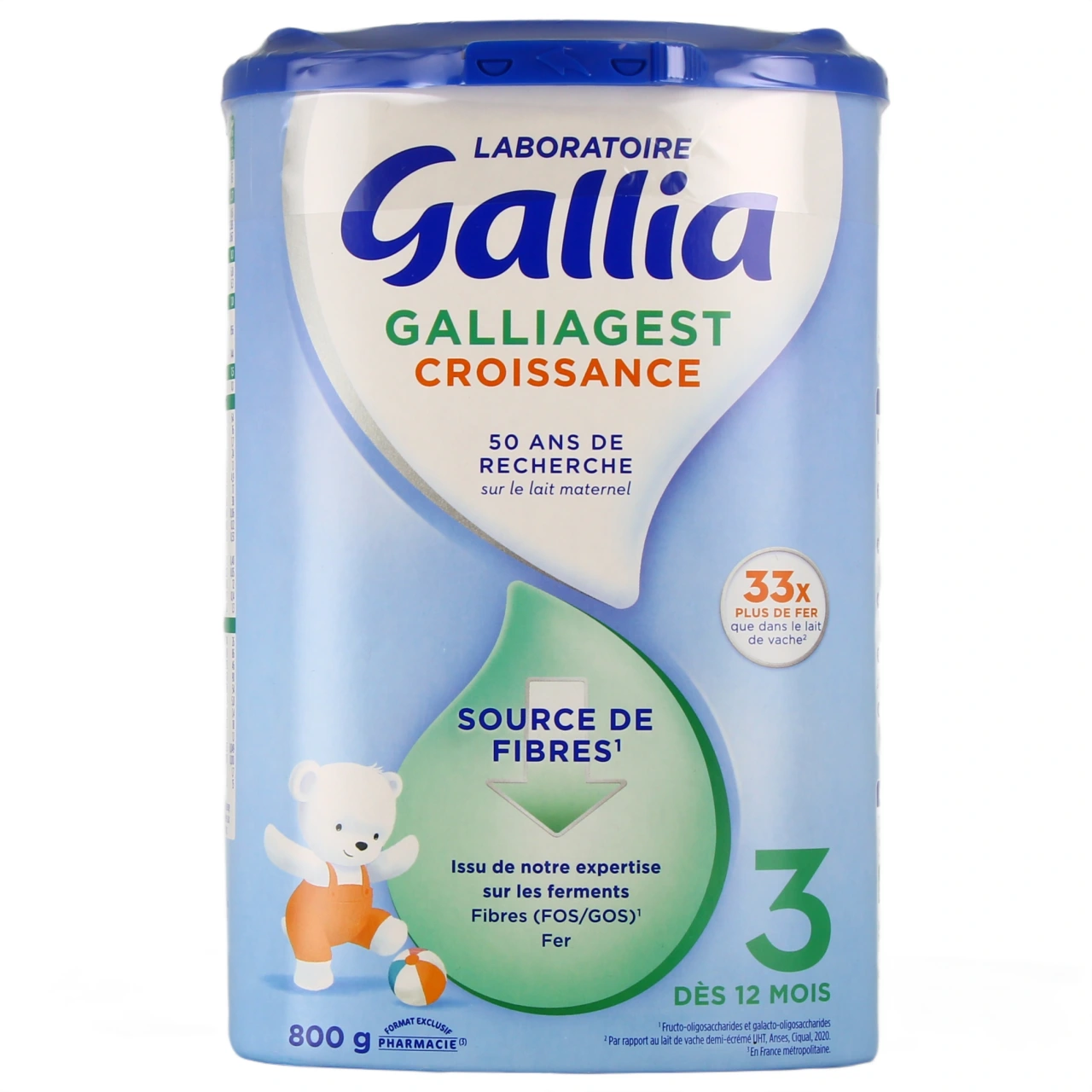 Gallia Galliagest Croissance Lait 3ème âge - Gallia