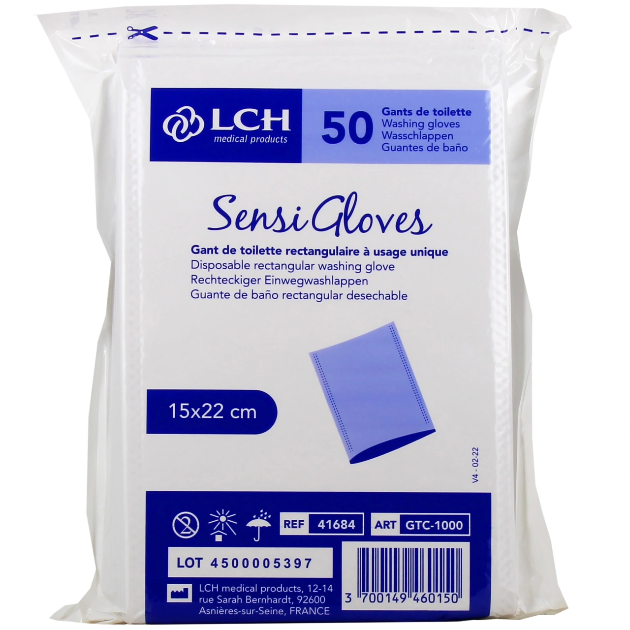 Gants de Toilette à Usage Unique - Vue 2