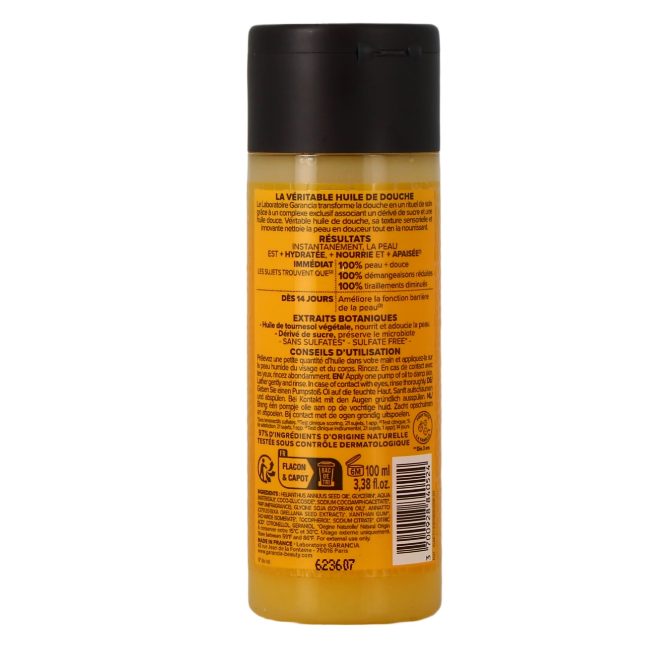 Garancia anti peau de croco huile de douche 100ml - Vue 3