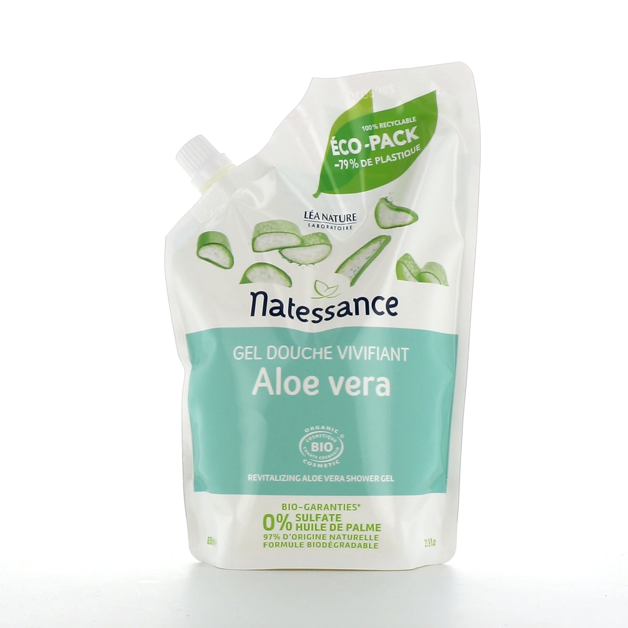 Natessance Gel Douche Vivifiant Aloe Vera Bio - Vue 4