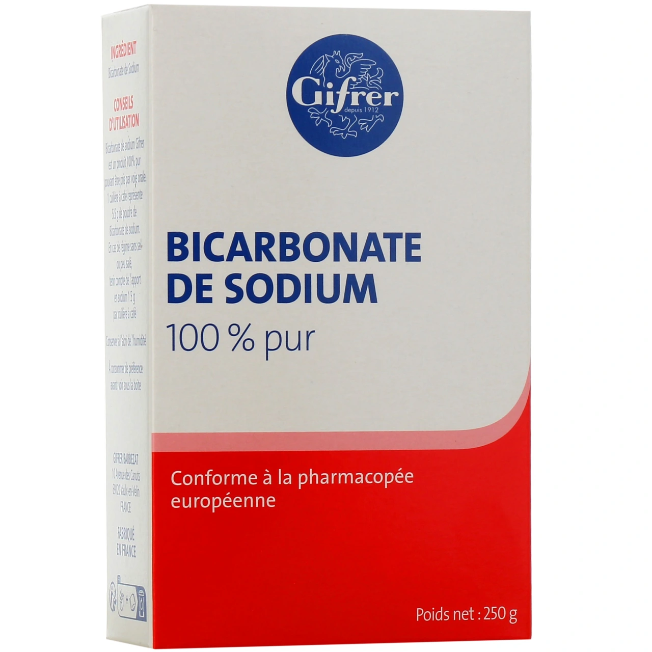 Gifrer Bicarbonate de Sodium en Poudre - Gifrer
