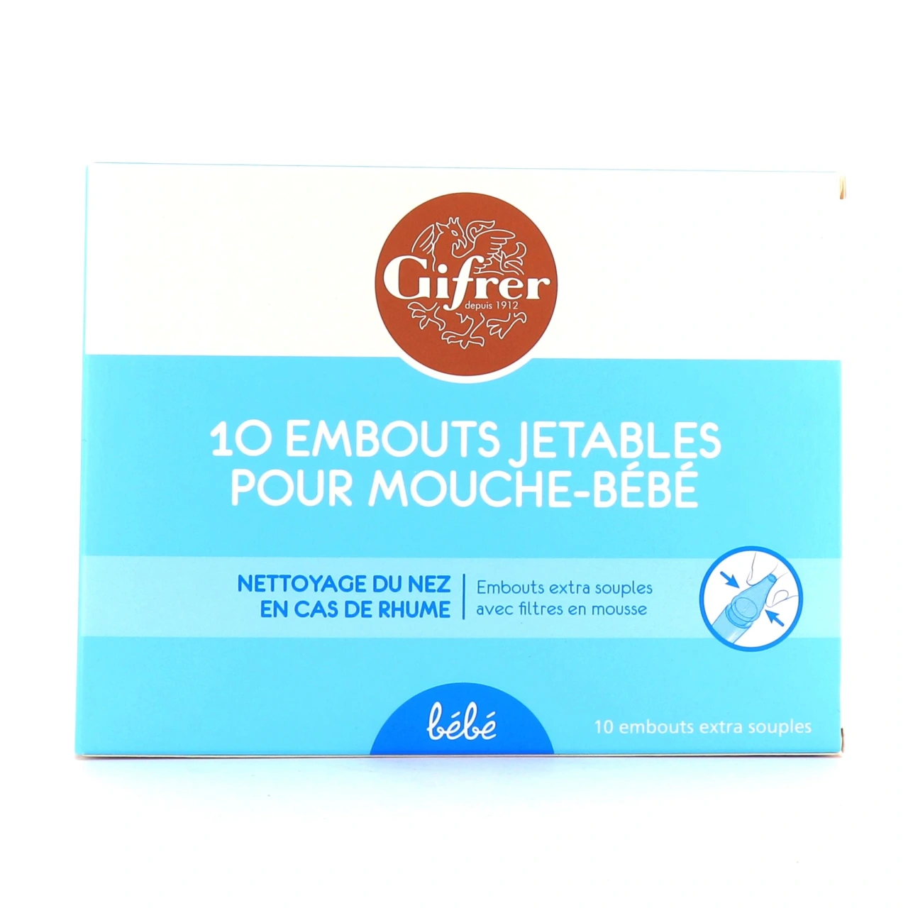 Gifrer Embouts jetables pour mouche bébé Physiologica - Physiologica