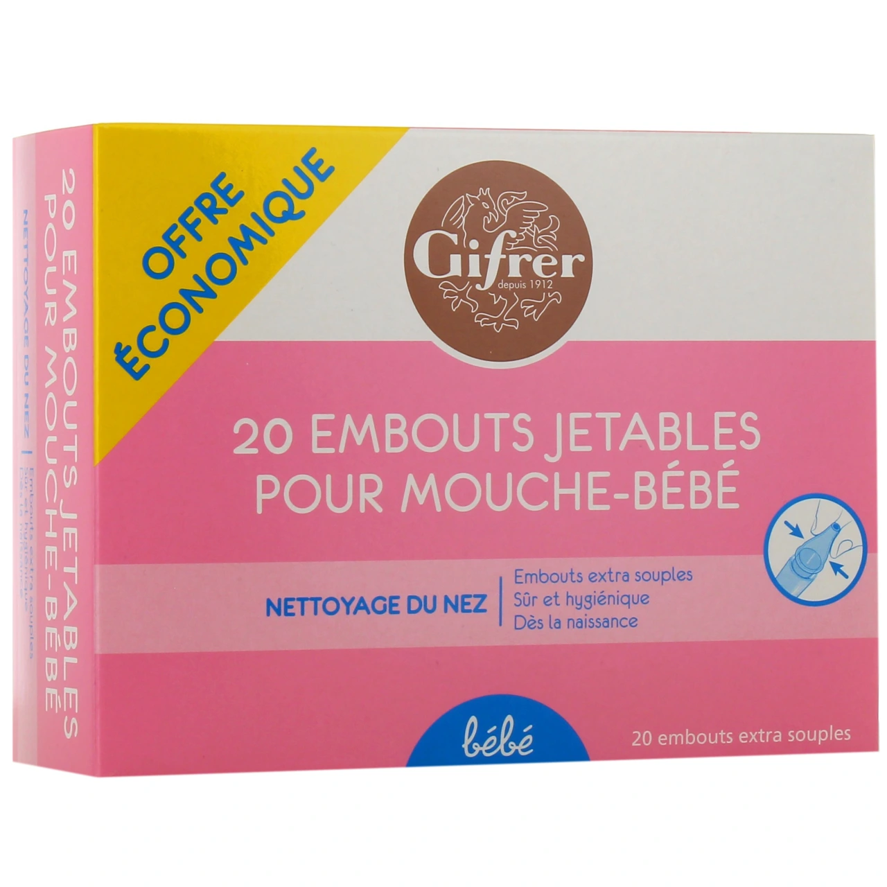Gifrer Embouts jetables pour mouche bébé Physiologica - Vue 3