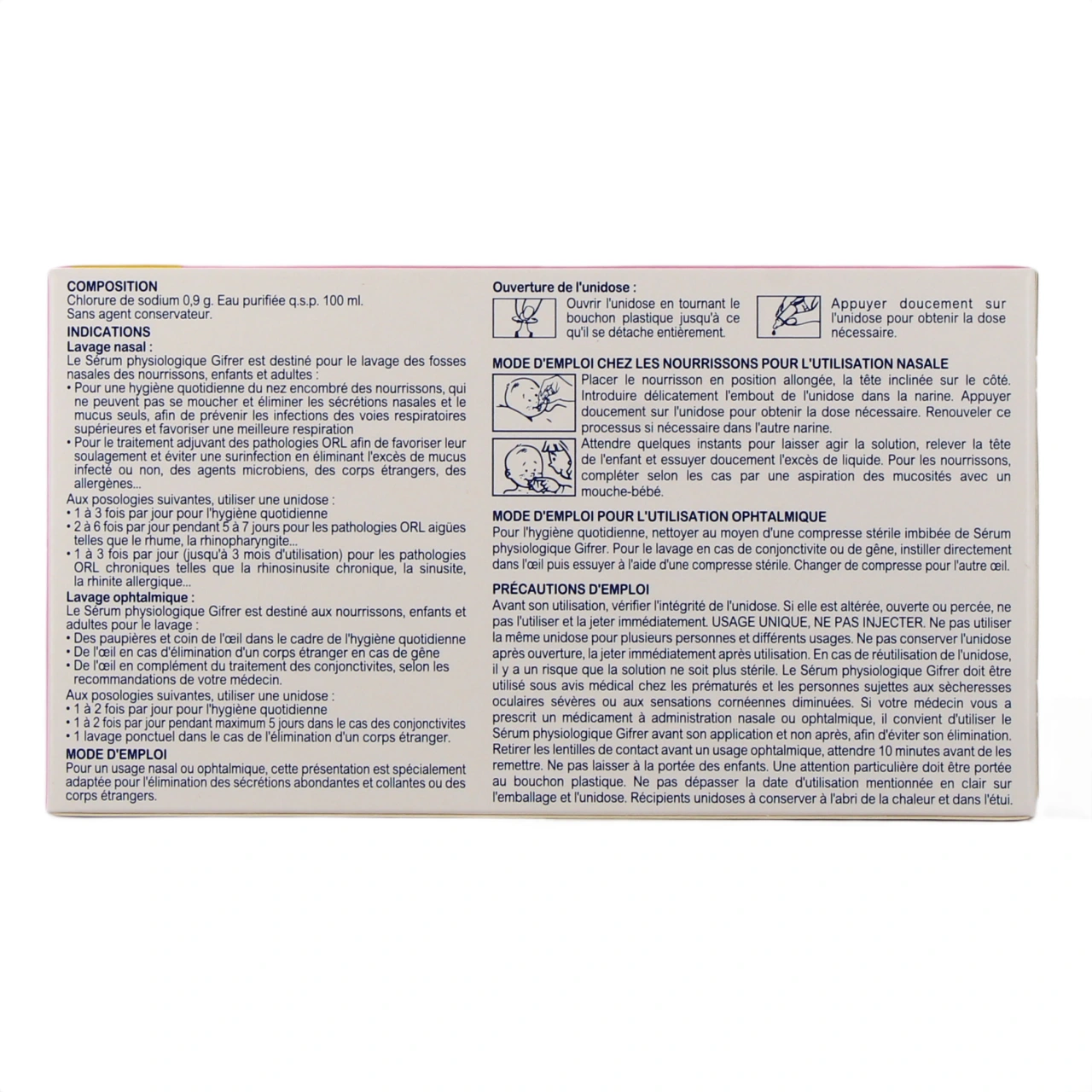 Gifrer Sérum physiologique - Vue 3