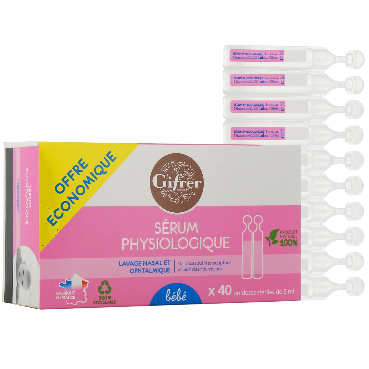 Gifrer Sérum physiologique - Gifrer