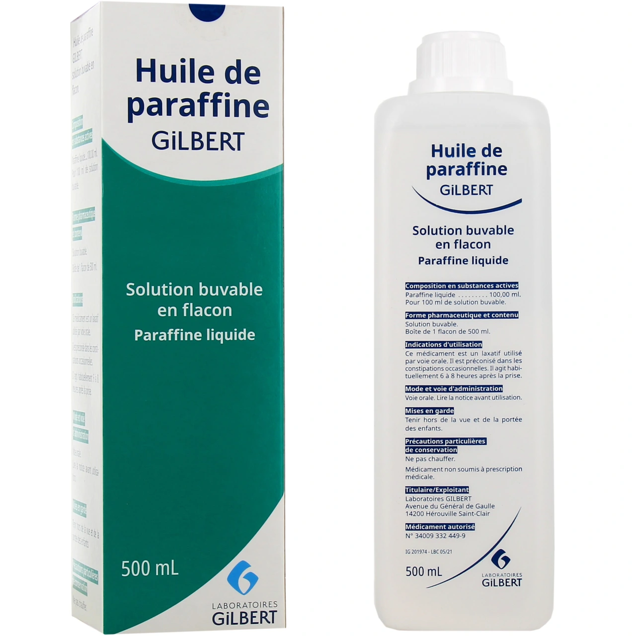Gilbert Huile de Paraffine solution buvable - Vue 4