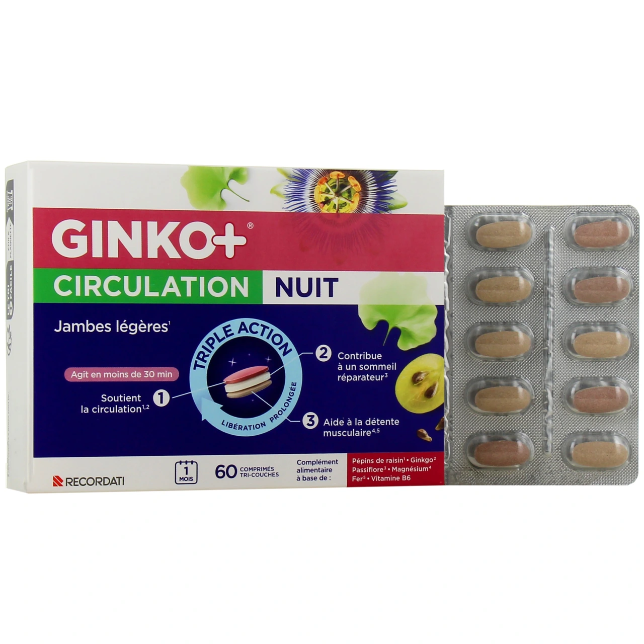 Ginko+ Circulation Nuit - Bouchara Recordati