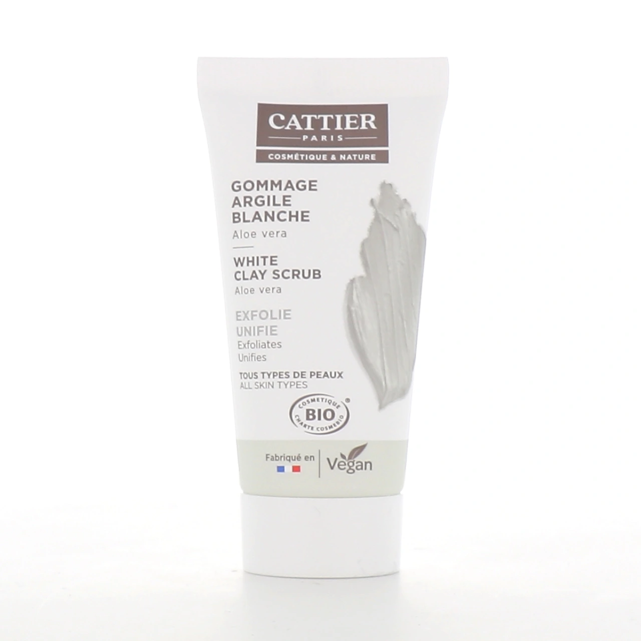 Cattier Gommage Argile Blanche Bio - Cattier