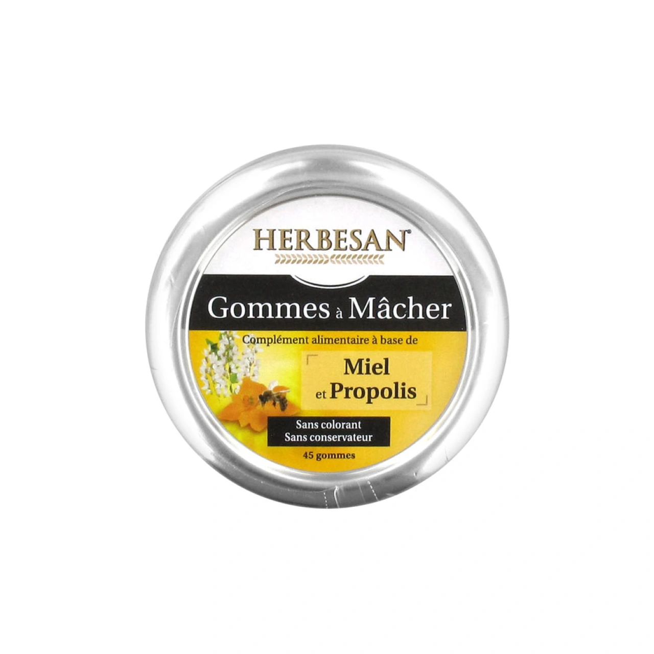 Herbesan Gommes à Mâcher Miel Propolis - Vue 4