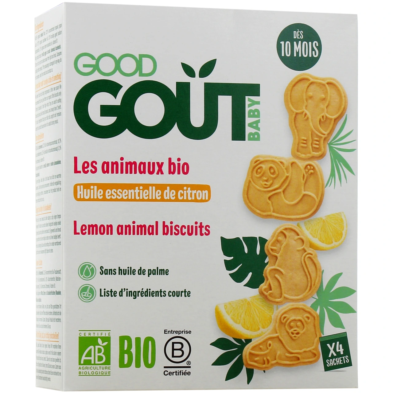 Good Goût Biscuits Animaux Citron - Good Goût