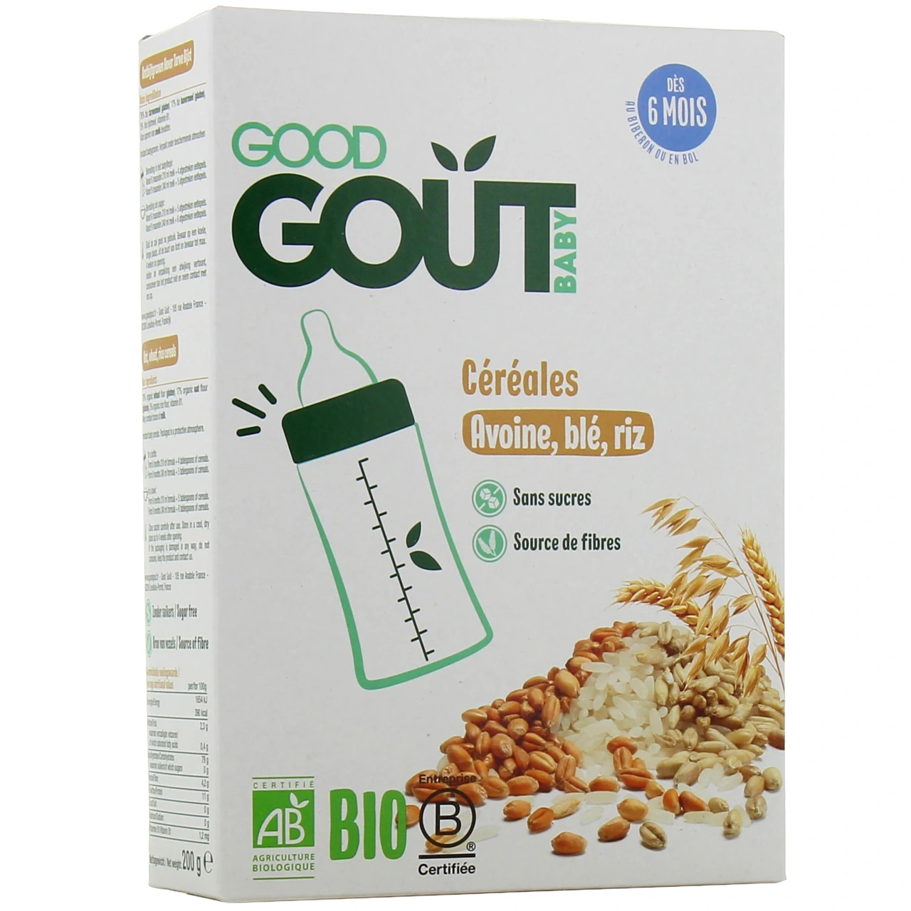 Good Goût Céréales Avoine Blé Riz dès 6 mois - Good Goût