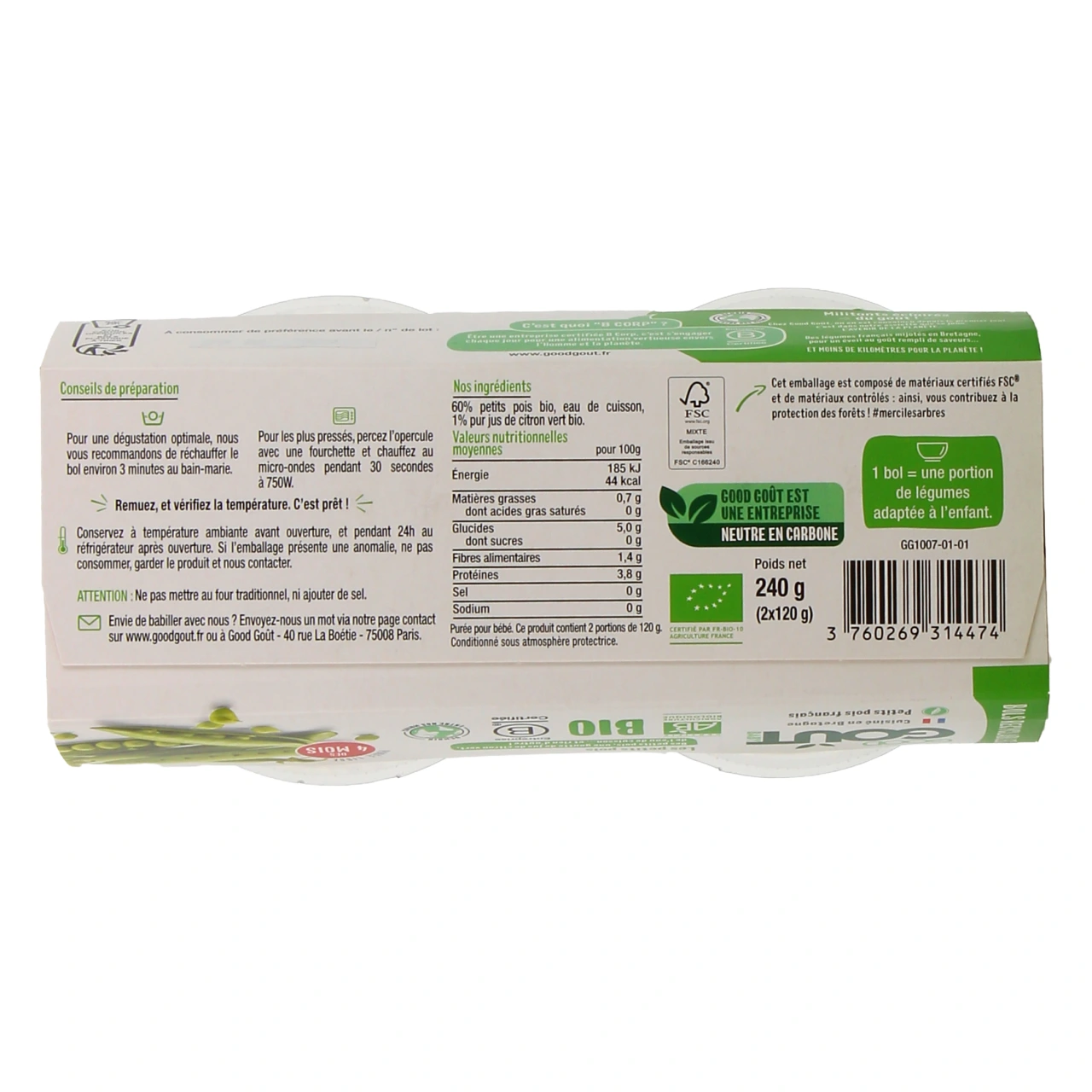 Good Goût Purée de Légumes dès 4 mois - Vue 5