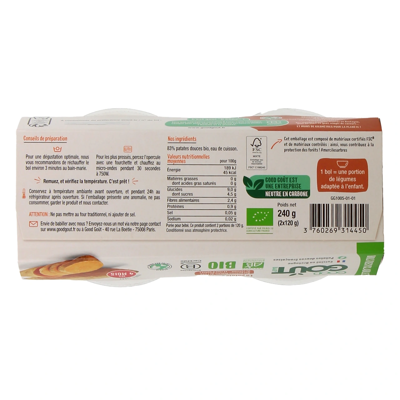 Good Goût Purée de Légumes dès 4 mois - Vue 8
