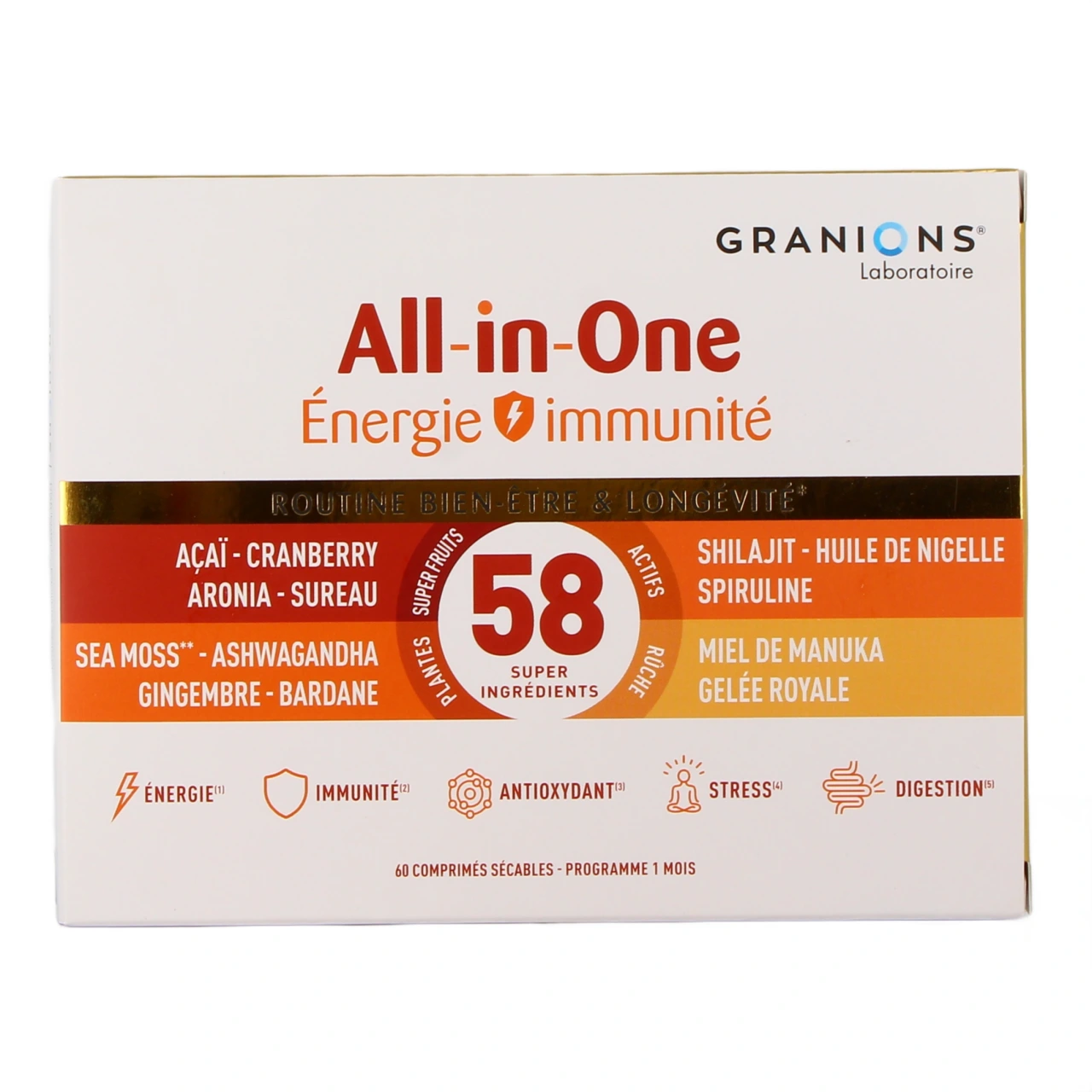 Granions All-in-One Energie Immunité - Vue 2