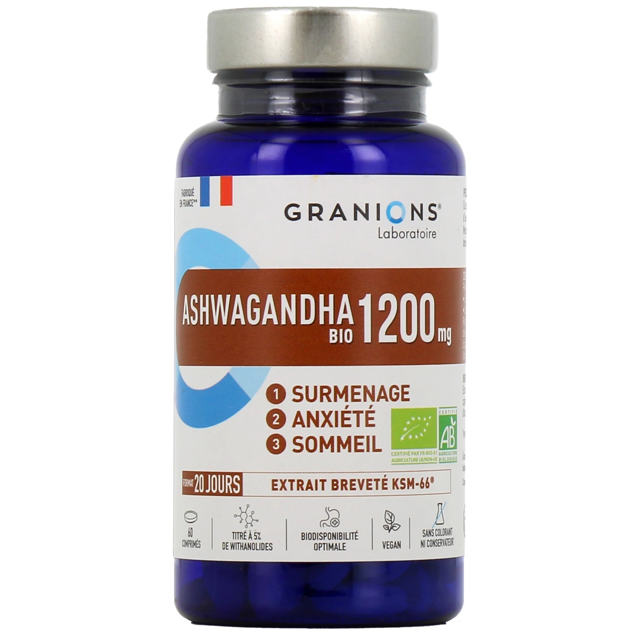 Granions Ashwagandha Bio 1200 mg - Granions